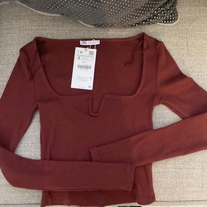 Zara long sleeve top